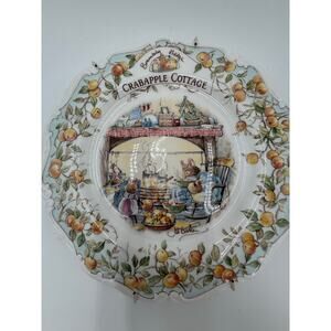 Brambly Hedge Crabapple Cottage Plate Royal Doulton Jill Barklem Bone China